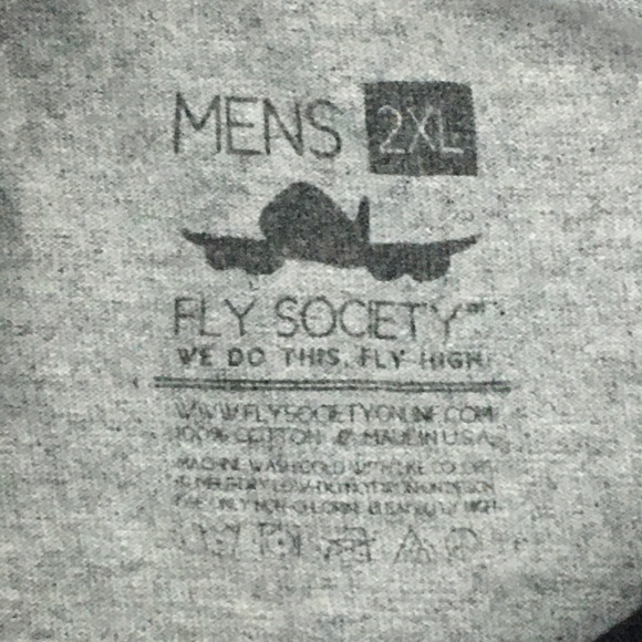 Fly Society Men’s Baseball Tee 2X-Large - Picture 6 of 6